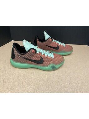 Youth’s Nike Kobe Bryant X 10 “Easter”Hot Lava Sunset Glow Shoes. Size 4.5Y.